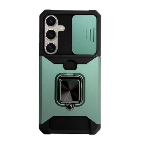 360° Shockproof Ring case verde