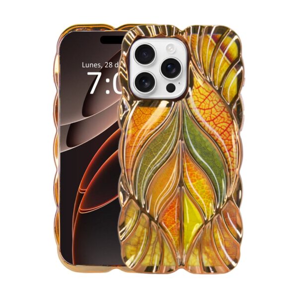 Textury Flower case dorado