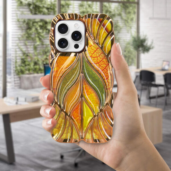 Textury Flower case dorado - Imagen 2