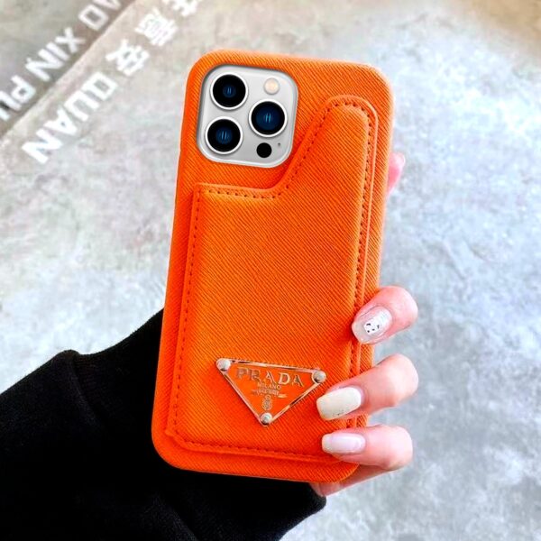 Prada case naranja