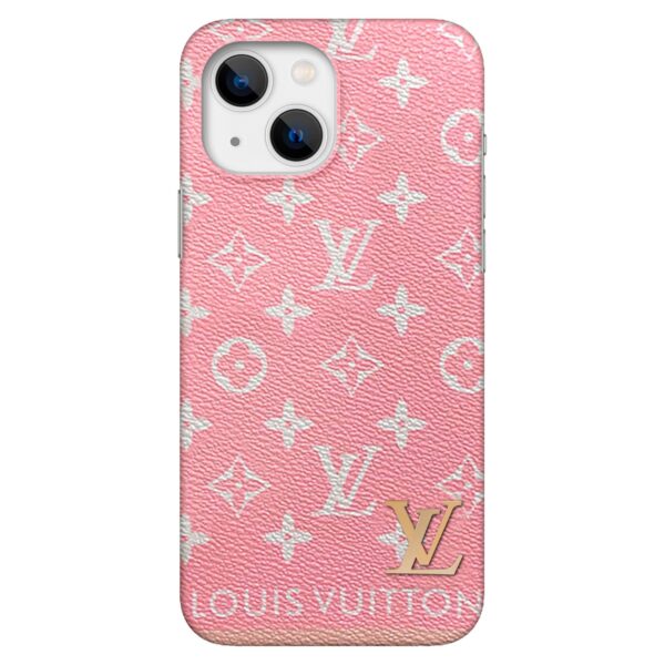 LV Leather pink