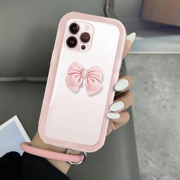Bow case rosado