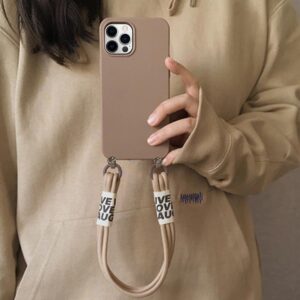 Silicon Strap case café