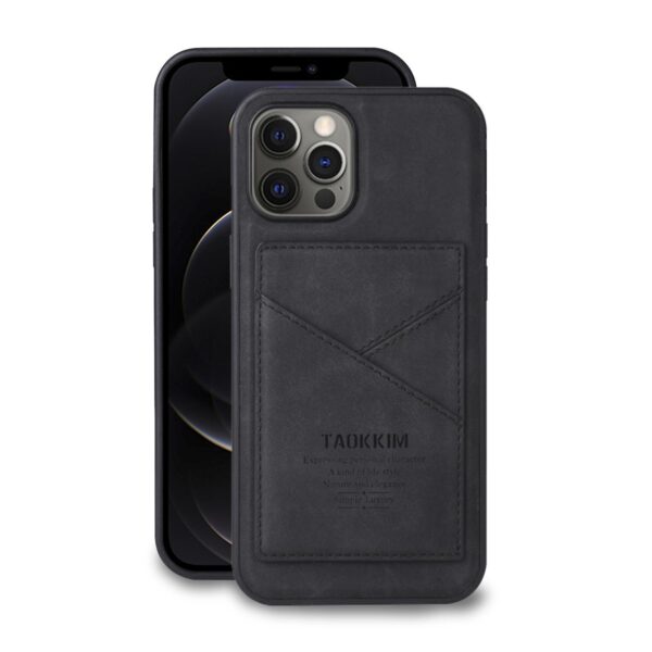 Black Card Holder leather