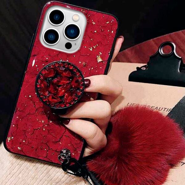 Girly Marble rojo