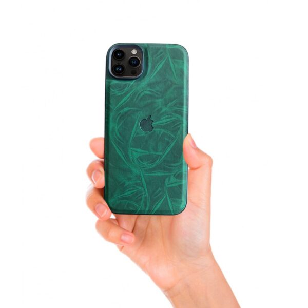 Leather Desing case  verde