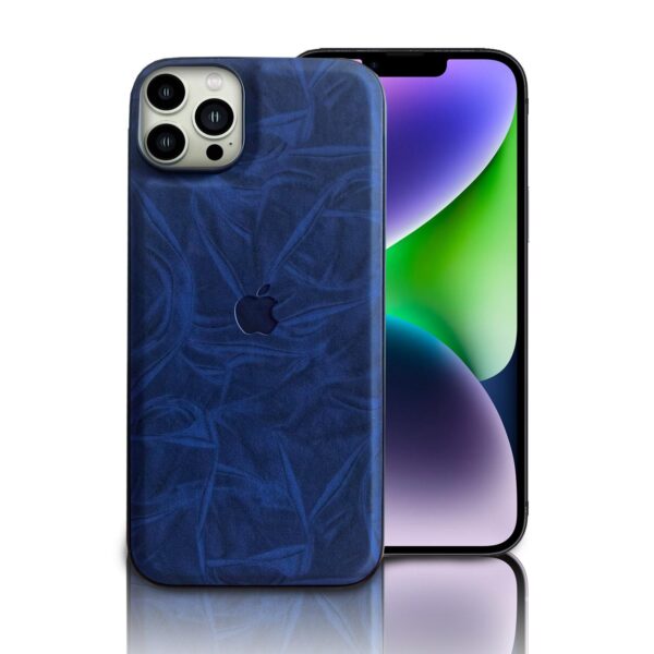 Leather Desing case  azul