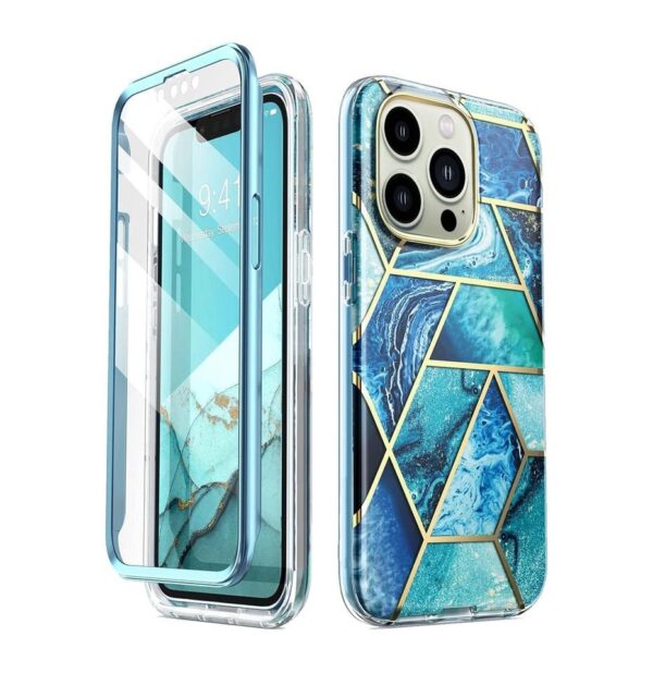 360° Marble celeste