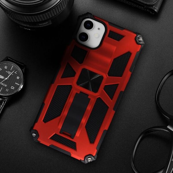 Strong Kickstand case rojo