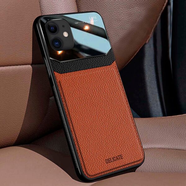 Hybrid Leather case café