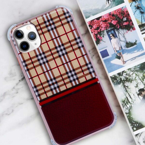 Grid Luxury case rojo