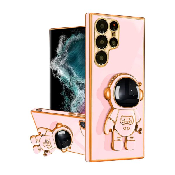 Astronauta Holder  case rosado