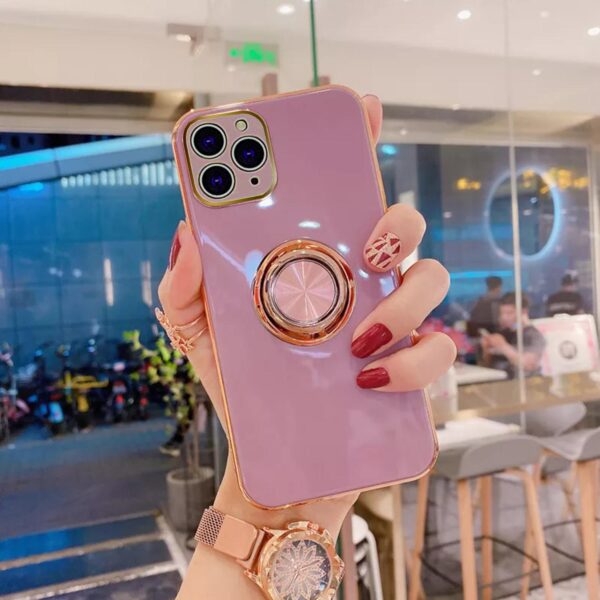 Gold ring lila