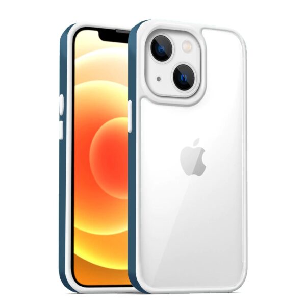 Clear Full  Body case azul