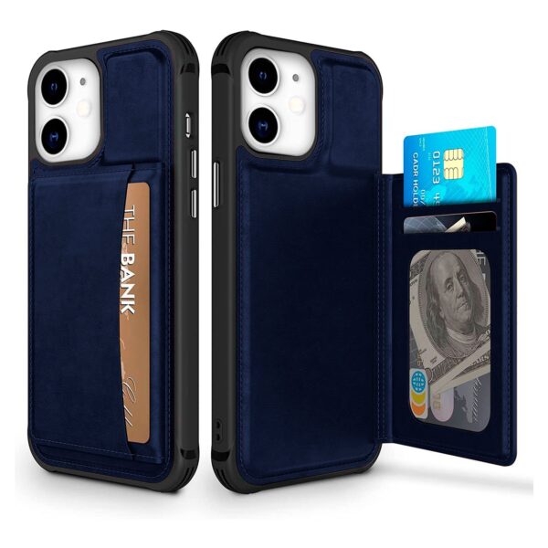 Wallet Leather azul