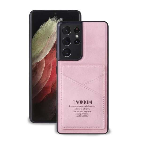 Pink Card Holder Leather case