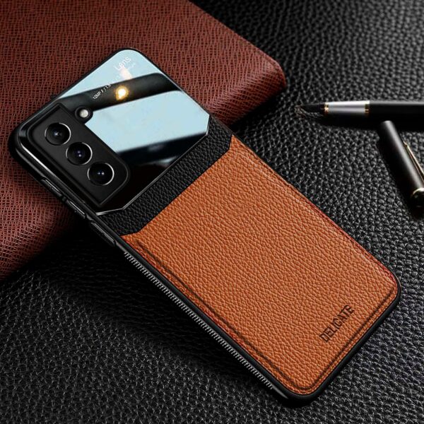 Hybrid Leather case café