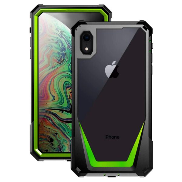 360° Guardian case gris con verde