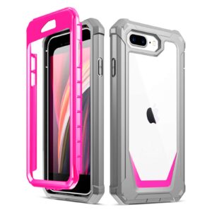 360° Guardian case gris con rosado