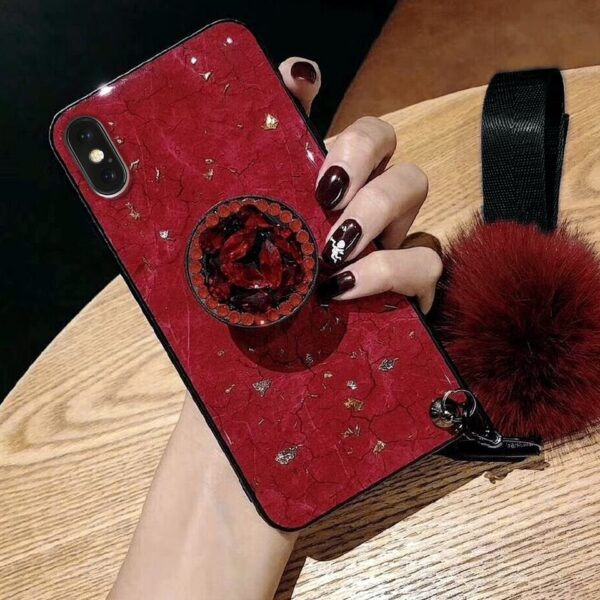Girly Marble rojo