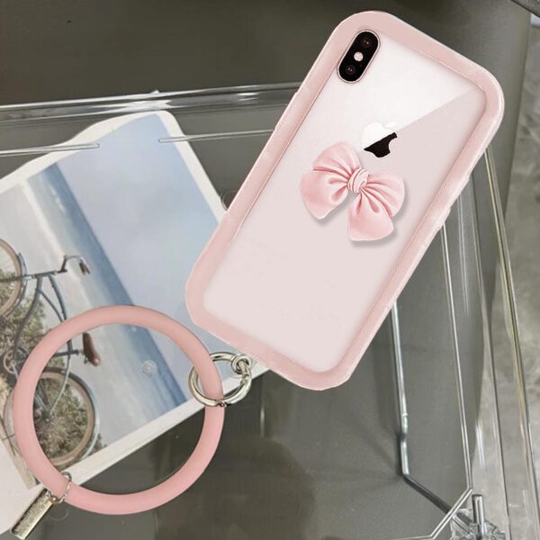 Bow case rosado