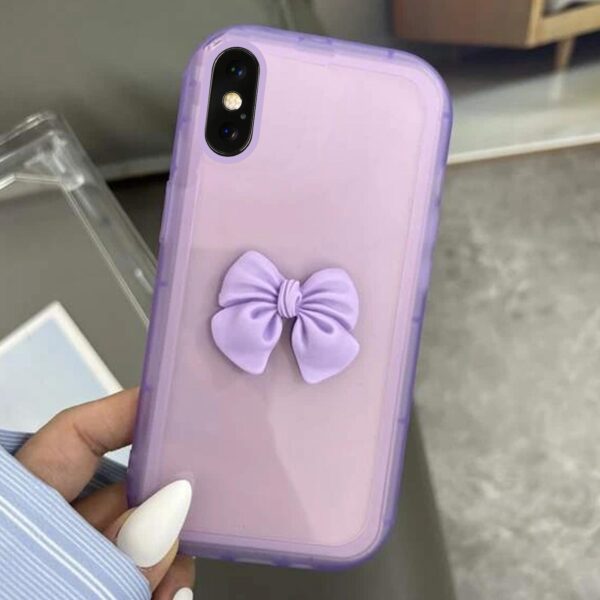 Bow case morado