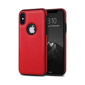 Shockproof Leather rojo