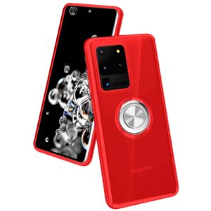 2x1 Clear Ring case rojo