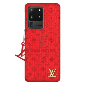LV Leather rojo