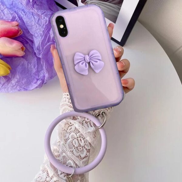 Bow case morado