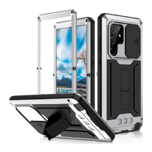 360° Full Armor case plateado