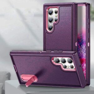 Hard case morado con rosado