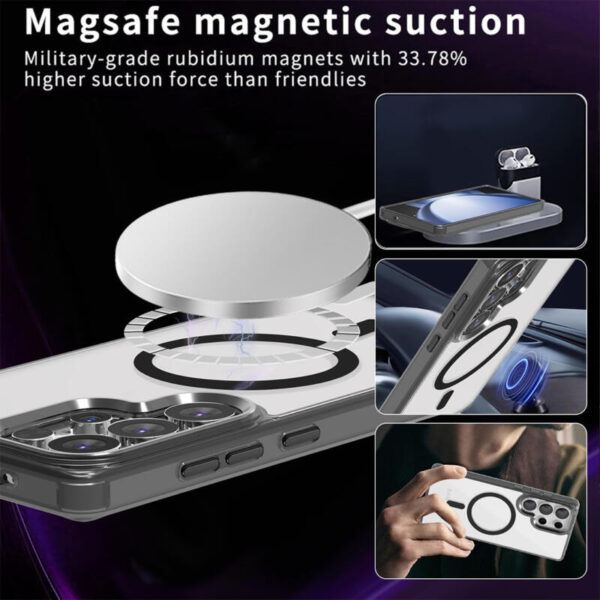 Hard Acrylic MagSafe case negro - Imagen 3