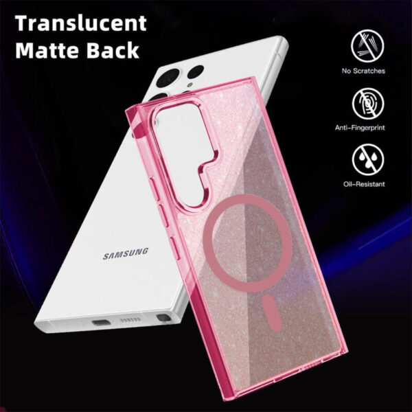 Hard Shiny Acrylic case rosa - Imagen 3
