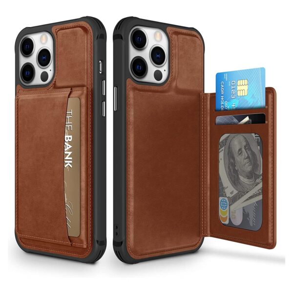 Wallet Leather case café