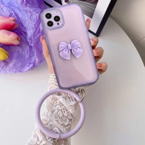 Bow case morado