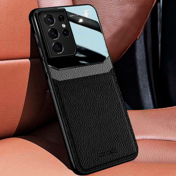 Hybrid Leather case negro