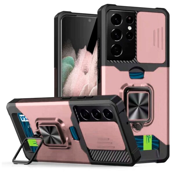 360° Shockproof Ring rosado