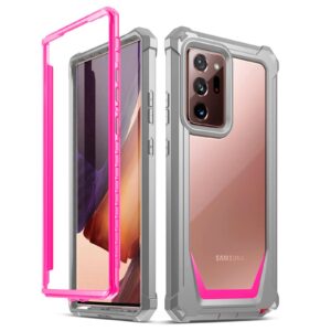 360° Guardian case gris con rosado