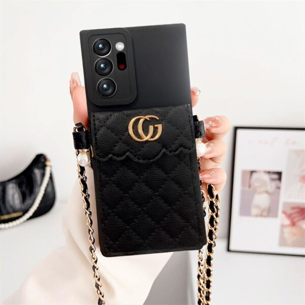 Leather Chain negro