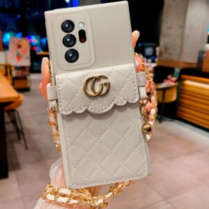 Leather Chain blanco