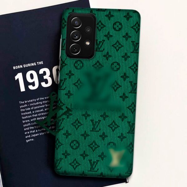 Leather case green
