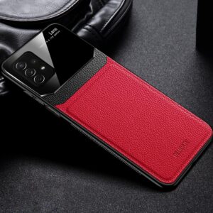 Hybrid Leather case rojo