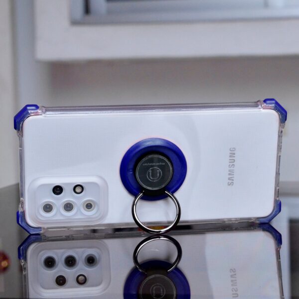 Protective Tpu con anillo azul