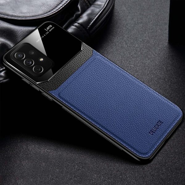 Hybrid Leather case azul