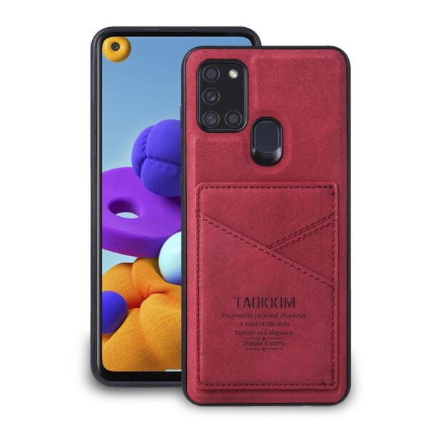 Red Card Holder Leather case