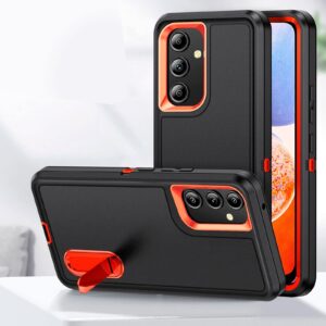 Hard case negro con anaranjado