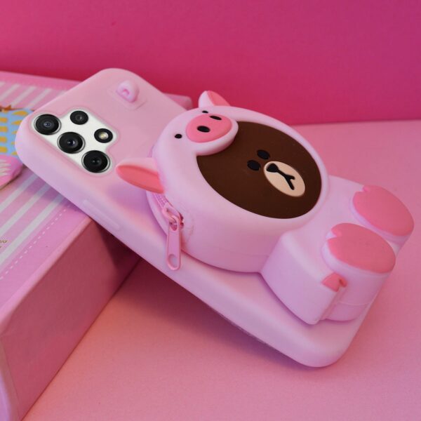 Silicon Bear case rosado