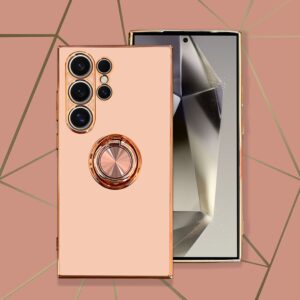 Gold Ring case rosa