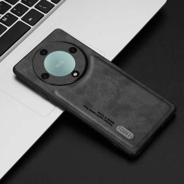 Leather Matte case negro